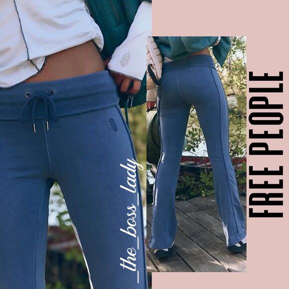 Free People pants straight-leg trousers Movement jogger track activewear Small